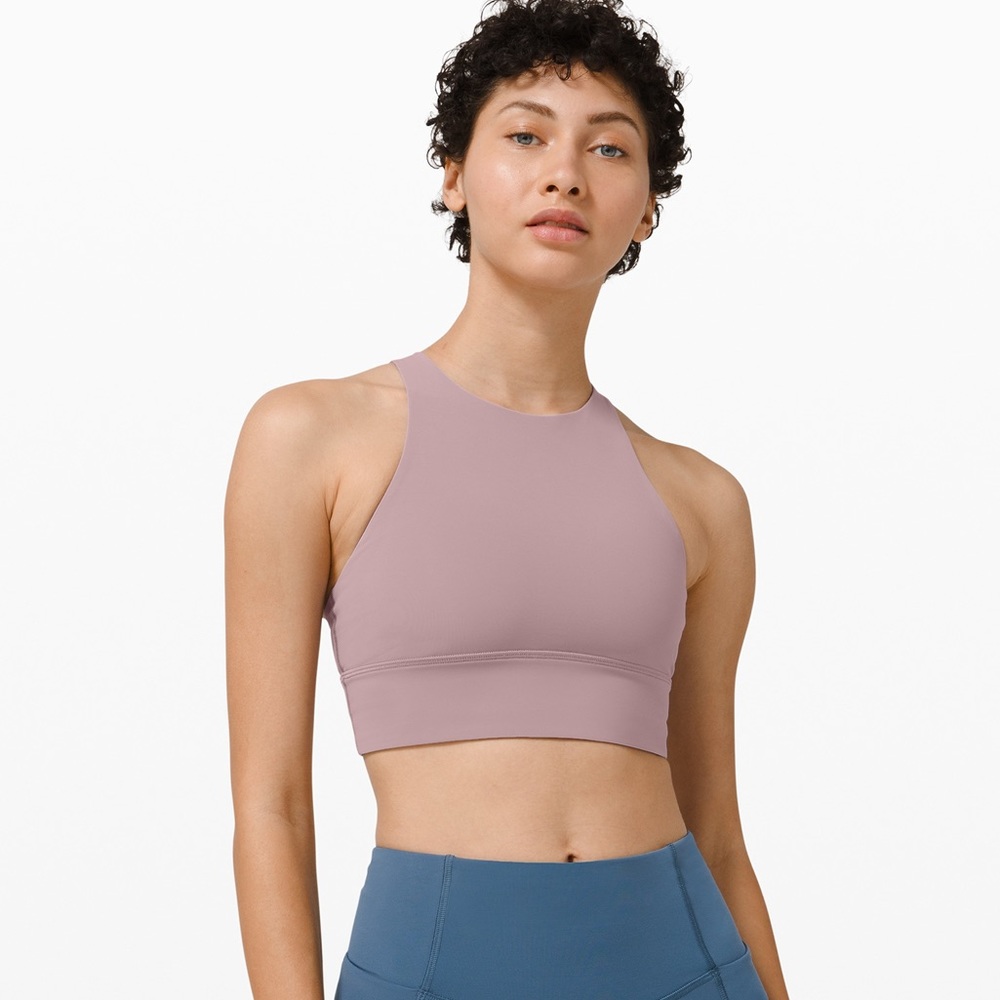 NWT lululemon HIGH NECK LONG LINE B–D sports bra